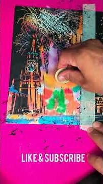 ​I Ruined a $100 Scratch Art Masterpiece! #art #scratchartdestruction #arttok #satisfying #artfail