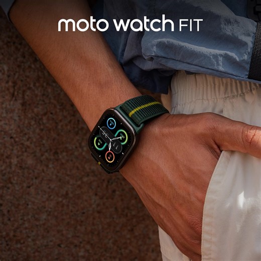 30K views · 43 reactions | Big, bright 1.9" OLED display. Sleek, modern design. Seamless Android integration. Get the new moto watch fit ⌚ now: https://bit.ly/3Zw4nr0 | Motorola | Facebook