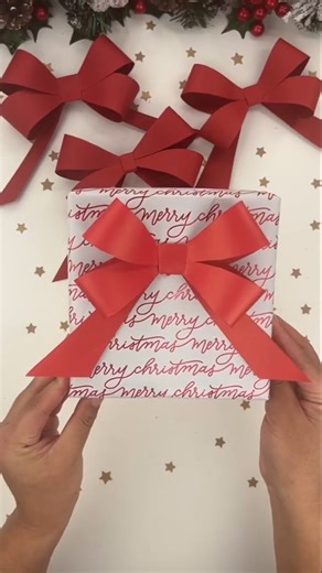 DIY Christmas Gift Bow | Easy Paper Bow Tutorial 🎄🎀