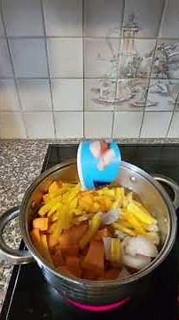 Pumpkin and sweet potato soup