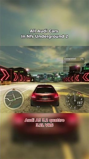 All Audi Cars In Nfs Underground 2 #nfs #needforspeed #nfsunderground #audi #vr6