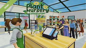 🌱 Building the Ultimate Greenhouse! | Plant Nursery Simulator Demo Let's Play 🌸