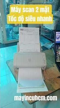 Máy scan 2 mặt cũ Fujitsu SP 30 Tốc độ nhanh siêu bền