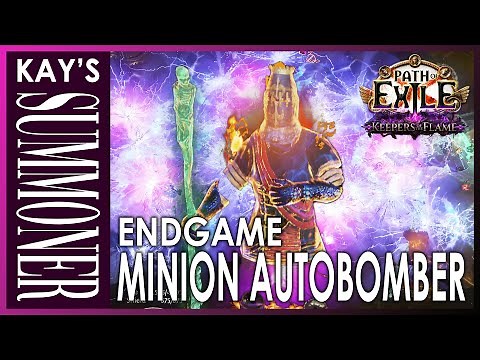 Endgame Minion Autobomber - Infernal Animate Guardian + Popcorn SRS - T17 viable - PoE 3.27