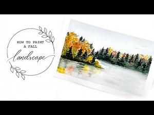 How To Paint A Fall Landscape