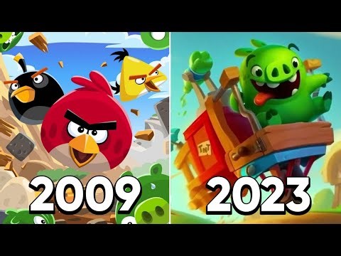Evolution of Angry Birds Games (2009-2023)
