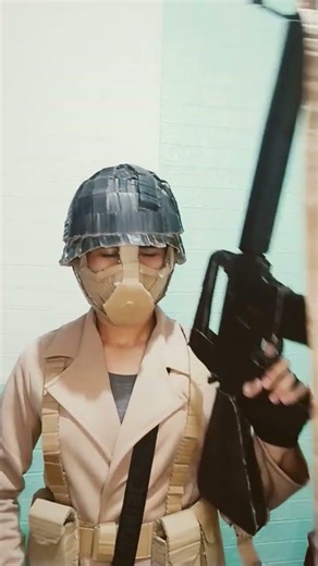 My fallout Courier 6 cosplay #fallout #fnv #fakegun #cardboardcraft