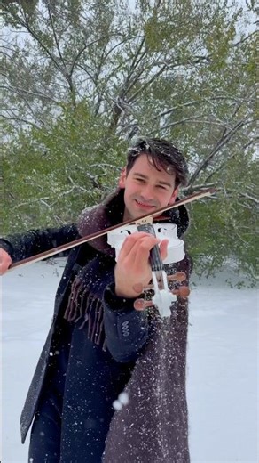 Bella Ciao on Violin ❄️ Snow Falling Live Performance