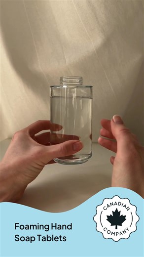 A clean you can feel good about! Our foaming hand soap tablets are plastic-free, refillable, and better for the planet—one tablet at a time. Made in Canada! Shop at www.naturebeewraps.ca | Naturebee
