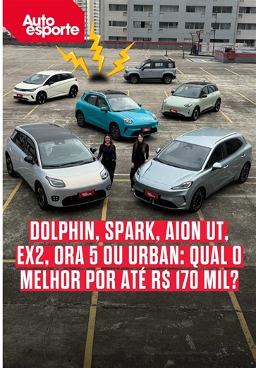 Comparativo 2026: Qual é o melhor carro elétrico do Brasil?