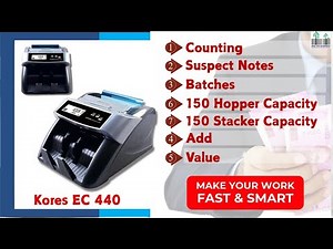 5 Essential Features of a Reliable Note Counting Machine Kores 440