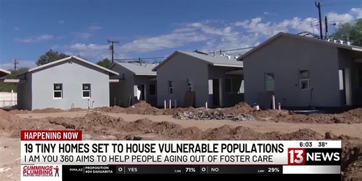 I am you 360 builds nine new tiny homes for vulnerable young adults