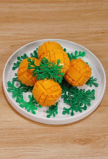 Making Shrimp Balls from the World's Biggest LEGO Shrimp