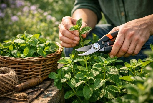 Menthe au jardin : le guide complet pour savoir quand et comment la tailler sans l'abîmer