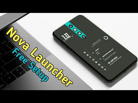Setup nova launcher । 2022 Customize Android with Kwgt free ☀️ #65