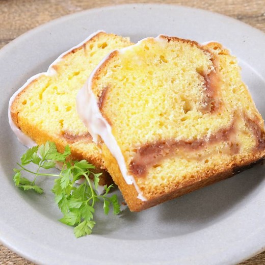 ルバーブジャムのマーブルパウンドケーキ 作り方・レシピ | クラシル