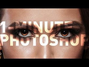 Create Dramatic Eyes | 1-Minute Photoshop (Ep. 7)