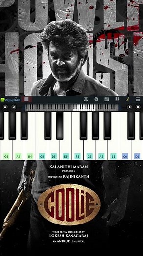 Powerhouse Song | Coolie | Piano Tutorial