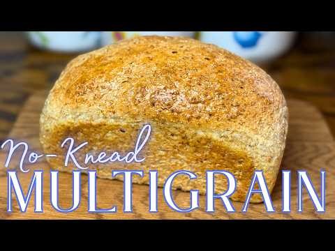 Quick No Knead Multigrain Bread (10-Grain)