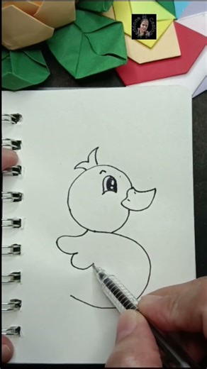 Simple art Duckling #art #drawing #duckling