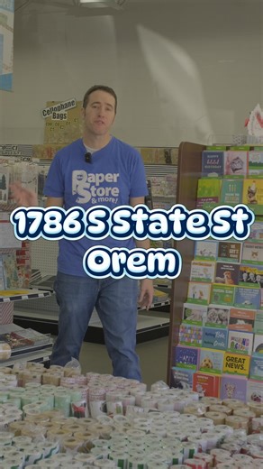 Let’s be honest — most wrapping paper is either too thin, rips too easily, or just looks... blah. 😬 But at The Paper Store in Orem, we’ve got quality paper you can see, touch, and trust — in every color, pattern, and texture you could want. 🎉 Buy 3 rolls for just $50 🎁 20% OFF when you spend $40 or more — only until the 30th! 📍 Come say hi at 1786 S State St, Orem UT ✨ You’ve never wrapped a gift like this before. | The Paper Store & More