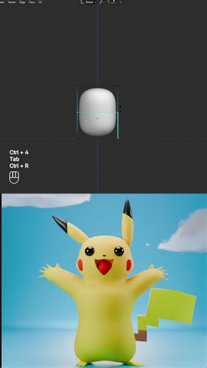 Do you like Pikachu?! #blender #fyp #3d #pikachu #pokemon #pokemontiktok