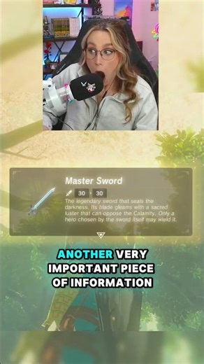 The Master sword campfire glitch is crazy