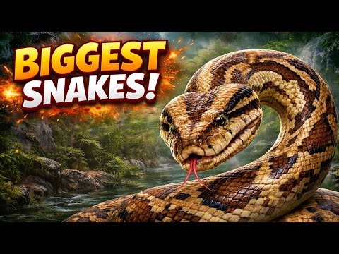 Top 5 biggest snakes on Earth | Last one will Shock you #snakes 
