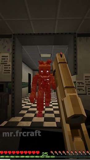 Which gun can defeat springtrap? #fnaf #minecraft #gaming