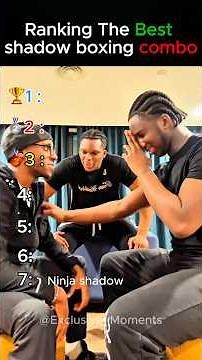 Ranking The Best Shadow Boxing combos 😵 #shadowboxing