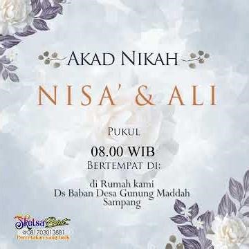 Undangan Pernikahan Digital by Sketsa Print dengan menggunakan Filmora 9