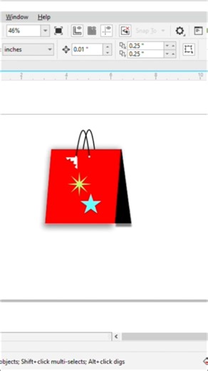 “CorelDRAW Shopping Bag Design | Simple 3D Bag Illustration Tutorial”#CorelDRAW
