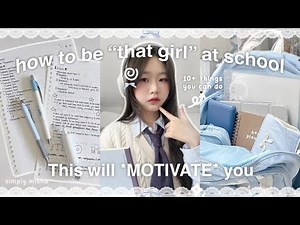 how to be THAT girl at school 🐰🗒️ : 10 back to school practical tips *2026*