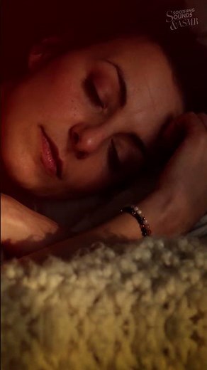 Can't Sleep? White noise & ASMR sleeping, snoring sounds | Calming sounds of a woman lightly snoring
