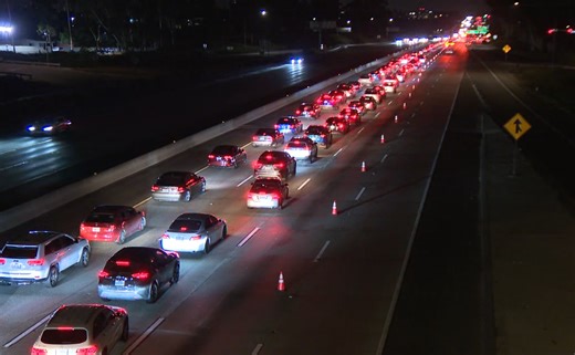 I-805 reopens following hours-long closure due to major crash, hazmat spill