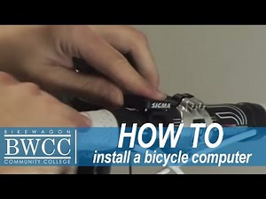 Installing a Cycling Computer the Cool Way...
