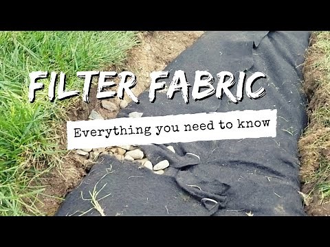 French Drain Filter Fabric: Everything Homeowners and Contractors Need to Know