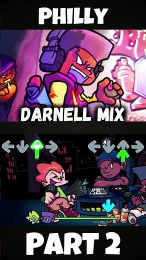 FNF - Darnell Mix [PART 2|Philly] (FNF MOD) #shorts
