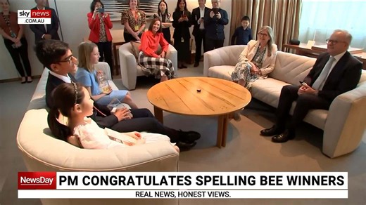 Sky News Australia meets the winners of the Prime Minister’s Spelling Bee