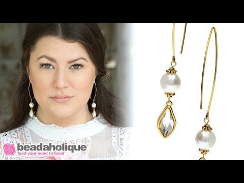 Quick, Easy & Elegant Wedding Jewelry: Timeless Pearl and Crystal Earrings