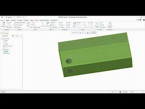 Creo Parametric Tutorial for Beginners | How to Create Hole & Use Pattern Command