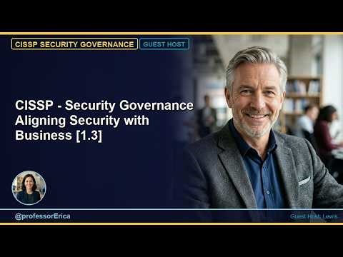 CISSP - Security Governance Aligning Security with Business [1.3] (2026)