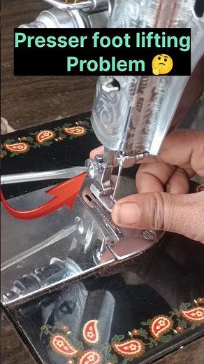 Presser foot not fitting properly ! Lifting problem fixed ✅ #sewingmachine #sewingtips #usefultips