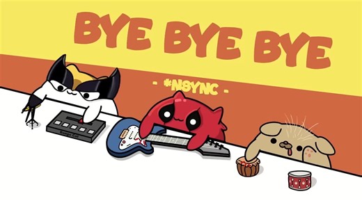【Bongo Cat】Bye Bye Bye (死侍与金刚狼主题曲) - NSYNC