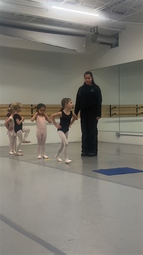 Creative Movement Spotlight - This introductory class uses basic ballet vocabulary to support the development of motor skills, coordination, creativity, and social awareness. Dancers explore movement through imaginative play, discovering the joy of self-expression while learning the structure and expectations of a dance class. Learn more at northernplainsdance.org/classes #npd #northernplainsdance #creativemovement #danceclass #preschooldance | Northern Plains Dance