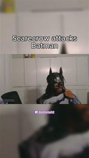 Scarecrow attacks Batman