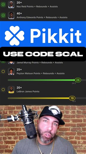 download @pikkitsports use code “SCAL” link your sportsbook and they will pay you $3-$100 in cash!