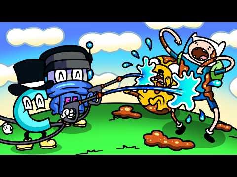 We Power Wash Jake and Finn in PowerWash Simulator 2 Adventure Time Pack!