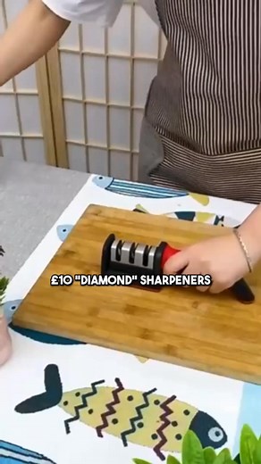 1K views | Most sharpeners grind away your blade and barely improve the edge. The Novara Dual-Edge™ Sharpener uses a diamond-coated rolling system to restore your knife's edge precisely and safely.  Diamond rolling sharpener 直 Gentle on your knife  Non-slip base  Works on all types of blades Your knives will thank you. | Novara Shop | Facebook