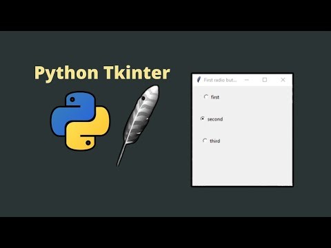 How to create a radio button in tkinter ( Python Tkinter Ep.09 )